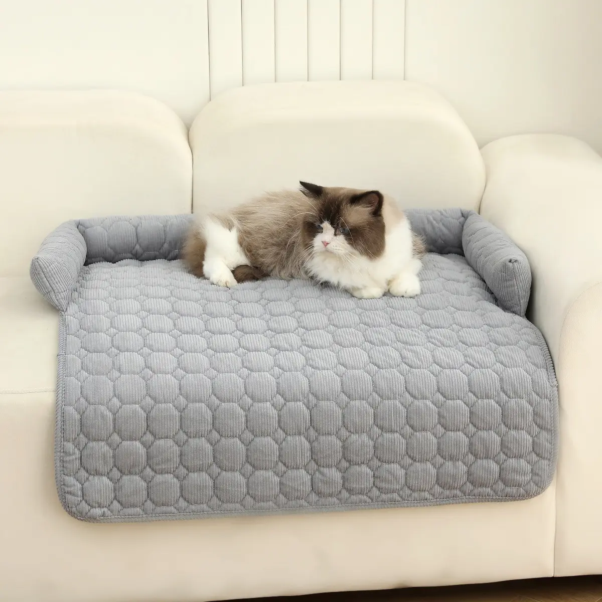 Corduroy Pet Dog Cat Bed Blanket Mat