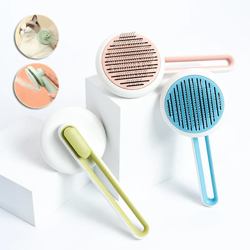 Pet Dog Hair Remover Cat Brush Grooming Tool Automatic