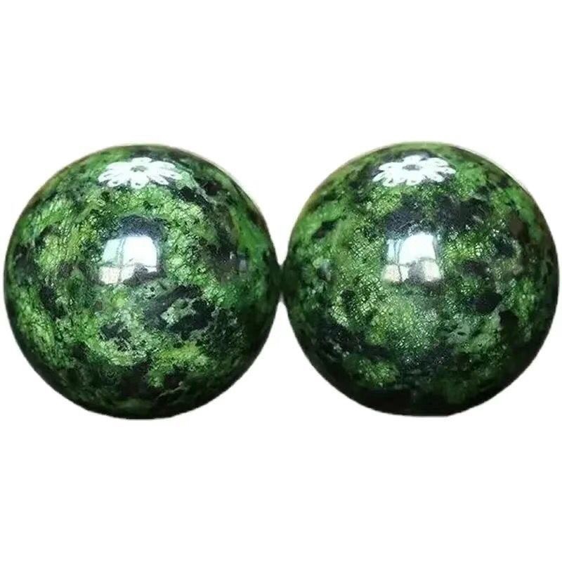 Dark Green Baoding Balls Jade