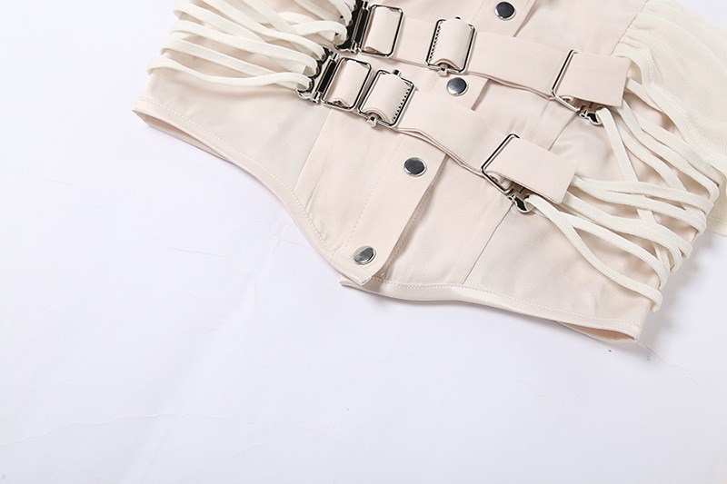 Long-sleeve Mesh-paneled Slim-fit Vest