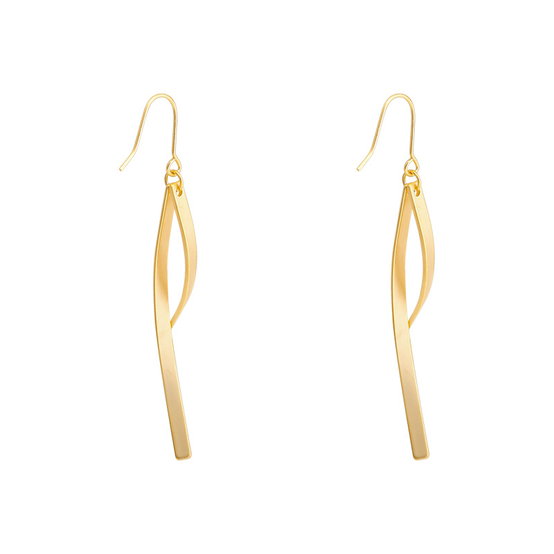 Women's Silver Fashion Tassel Line Earrings