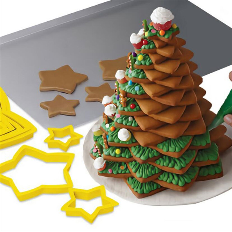 Title 3, Die cutting of five star baking sugar biscuit