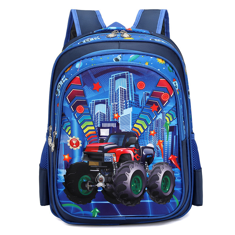 Title 6, Childrens Cartoon Backpack Car Kindergarten Li...