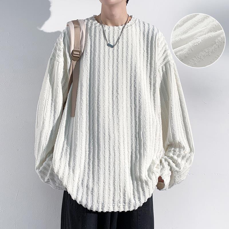 Title 4, Autumn Ruffled Striped Long Sleeve