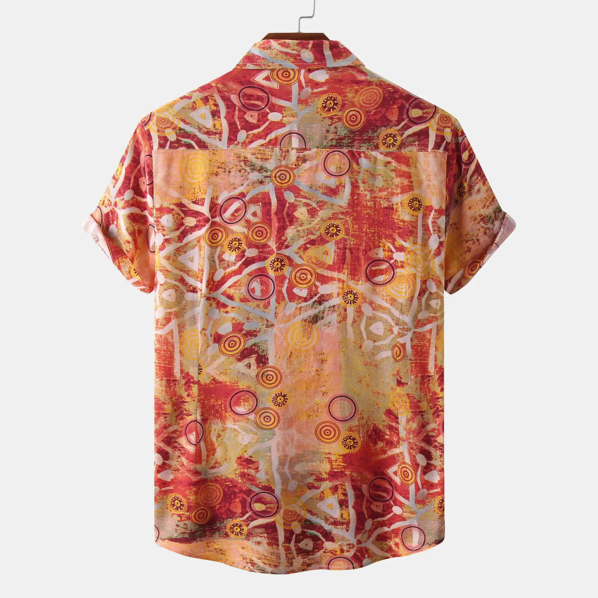 Floral Casual Men's Short Sleeve Shirt