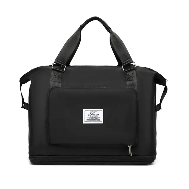 Folding Travel Bags For Backpack Handbag Sholder Bag Gym Fitness Weekender Overnight Women Black - Shop at LoveMi