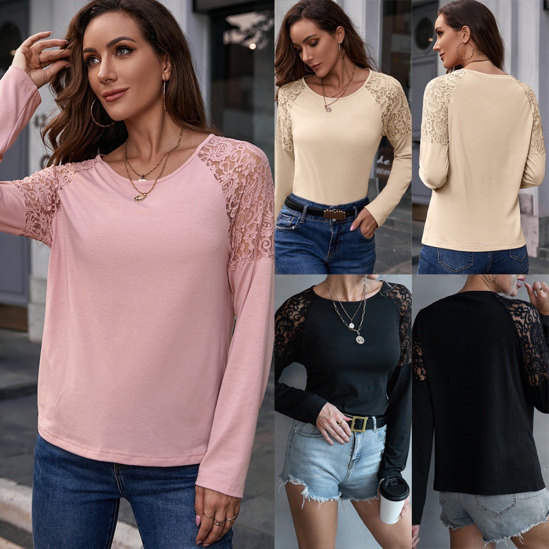 Women's Hollow Casual Loose Bottoming Shirt Top
