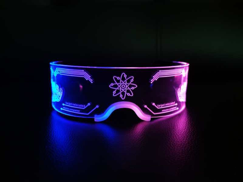 Title 5, Halloween Amazon LED Colorful Glowing Glasses C...