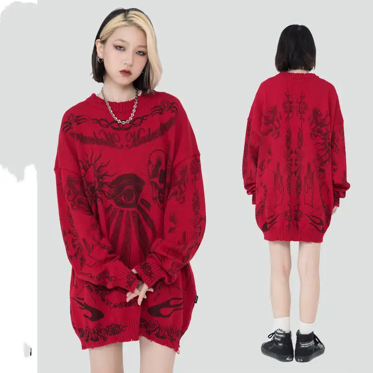 Autumn And Winter New Men's Sweaters Do Old Skull