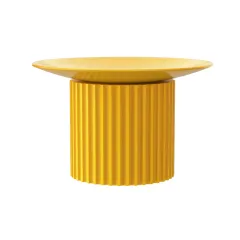 Cat Bowl Protects Cervical Vertebrae High Foot Bowl - Yellow - View 1