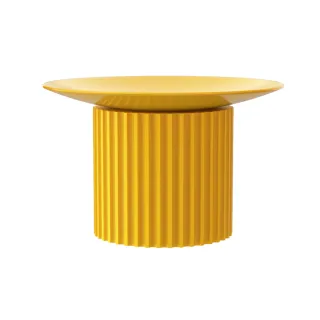 Cat Bowl Protects Cervical Vertebrae High Foot Bowl - Yellow