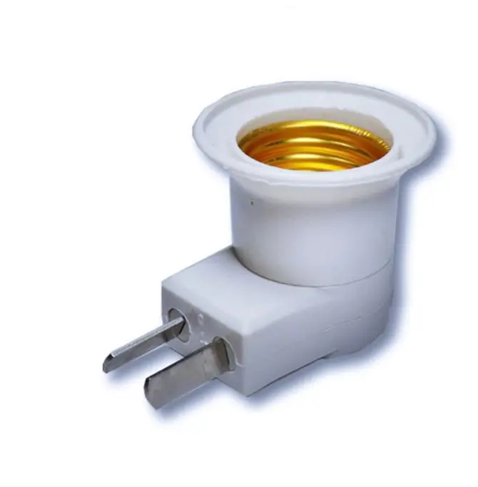 Wall plug-in screw lamp holder