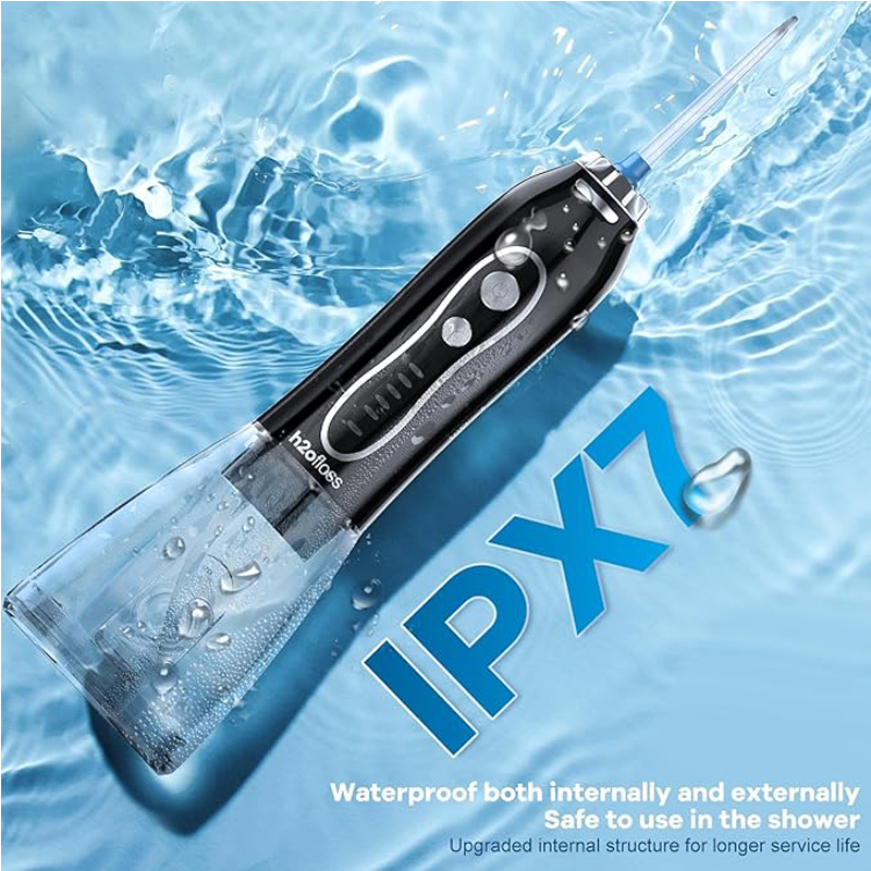 Water Dental Flosser Teeth Pick Portable Oral Irrigator With 5 Modes IPX7 6