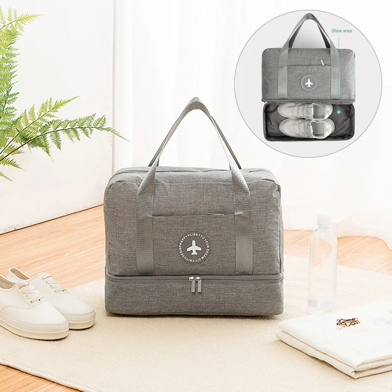 Dry and Wet Separation Travel Bag Tourism Fitness Storage