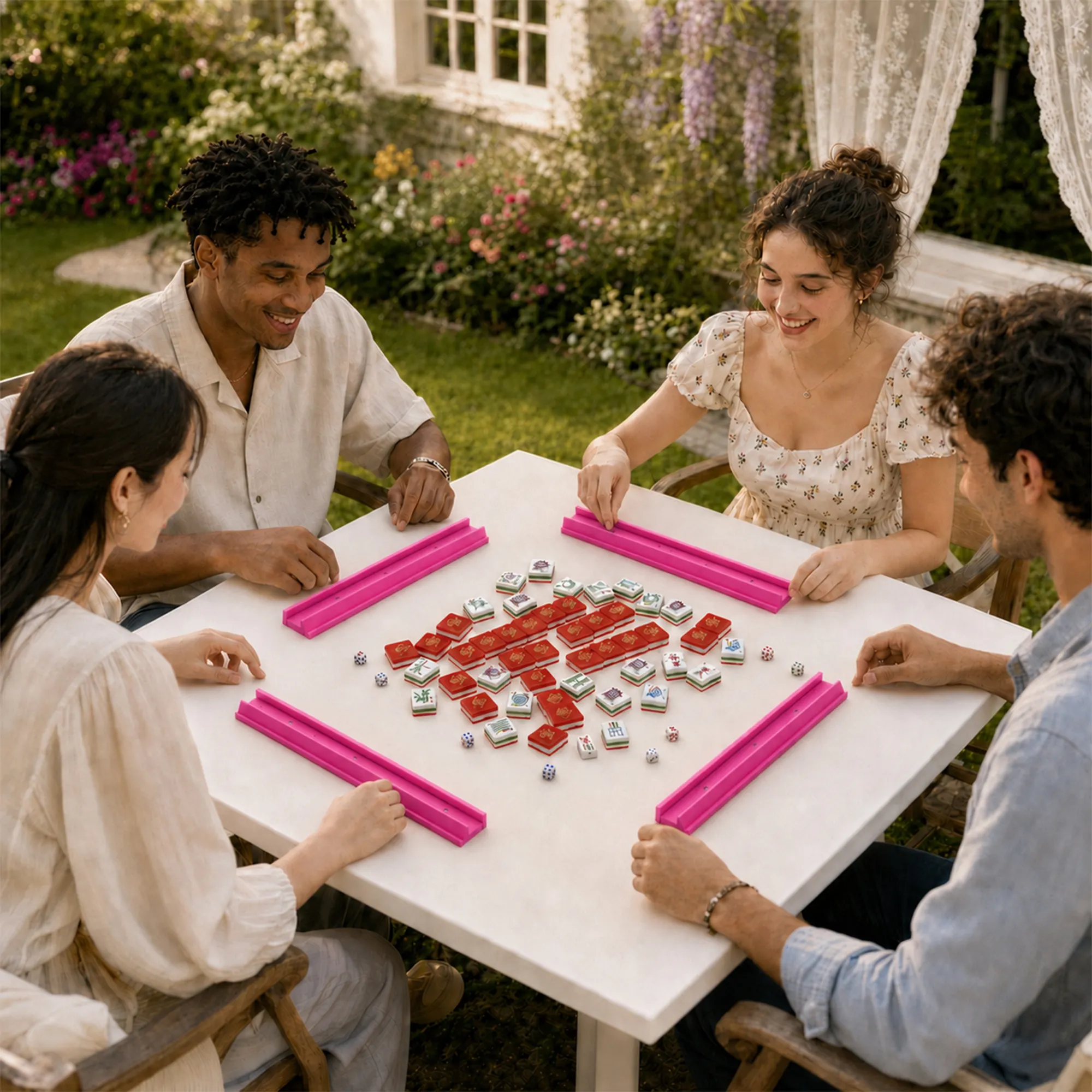 American Mahjong Rack Set