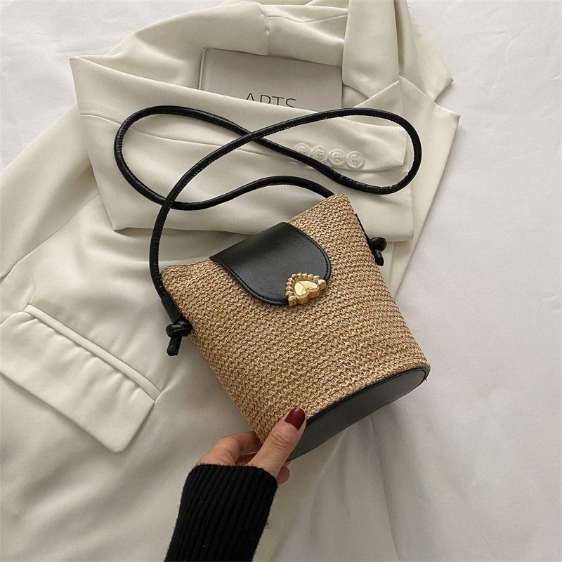 Woven Temperament Bag Popular Straw Weaving