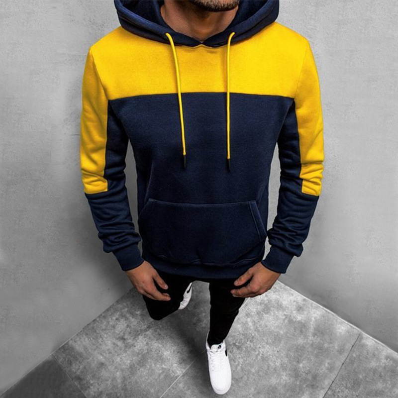 Men's Loose Hooded Pullover Casual Long-sleeved Sweater