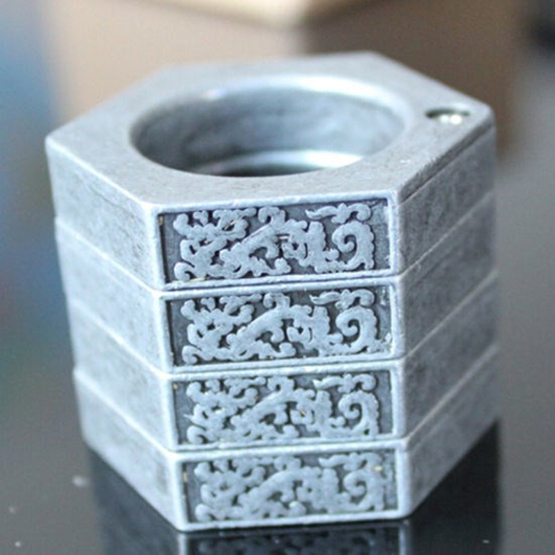 Alloy Plate Finger Square Anci