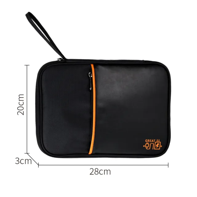 Waterproof Portable Data Cable Storage Box Black - Shop at LoveMi