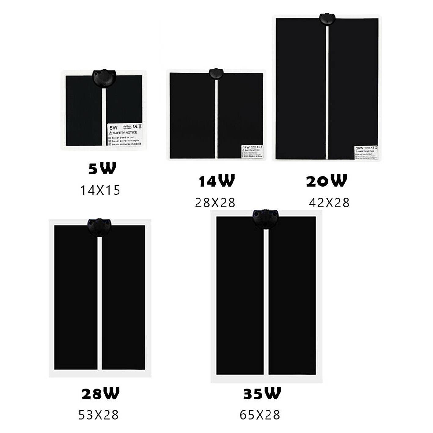 Pet Reptile Terrarium Heizkissen Heizmatte Mit Thermostatregler EU Stecker 35W - Shop at LoveMi