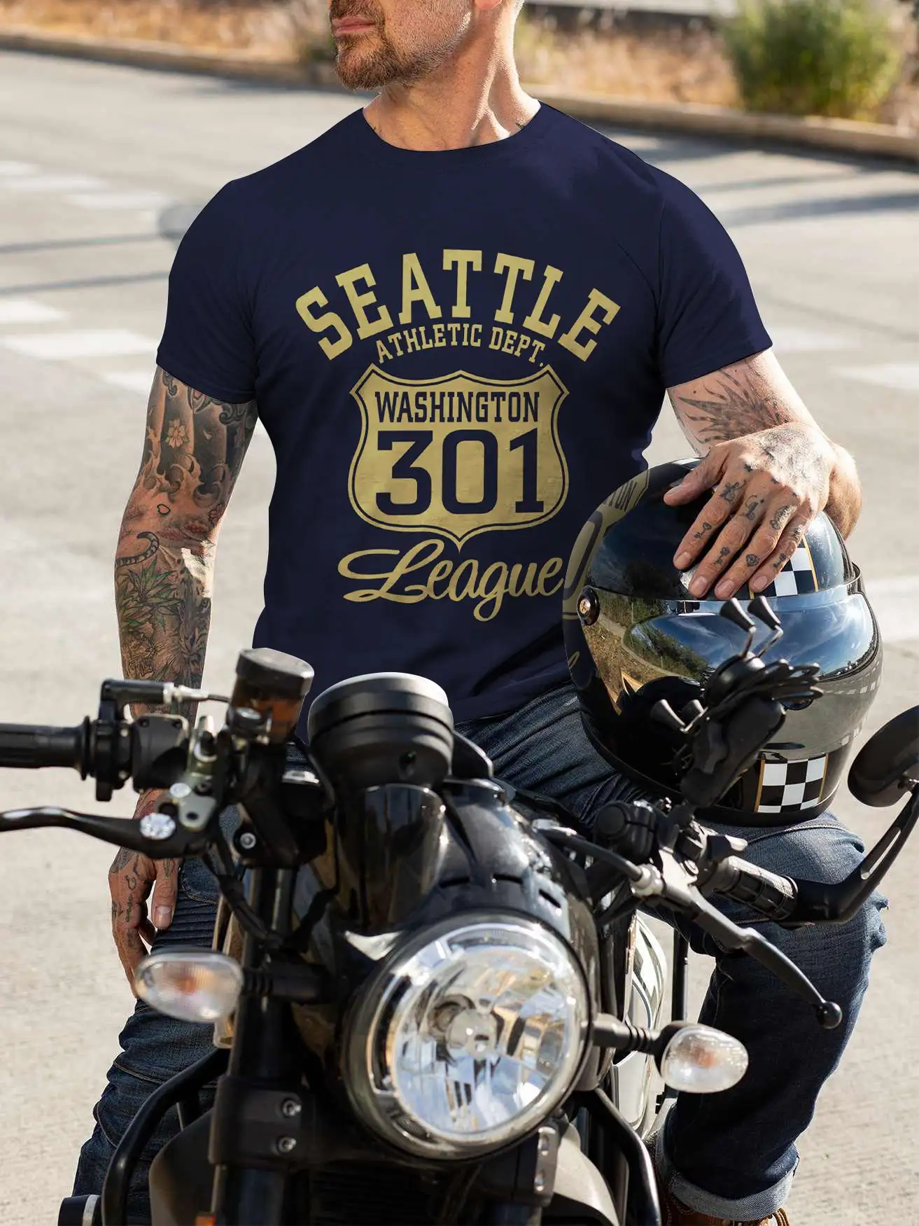 Personalized 3D Digital Printing Round Neck Casual Summer Men's Sports Short-sleeved T-shirt
