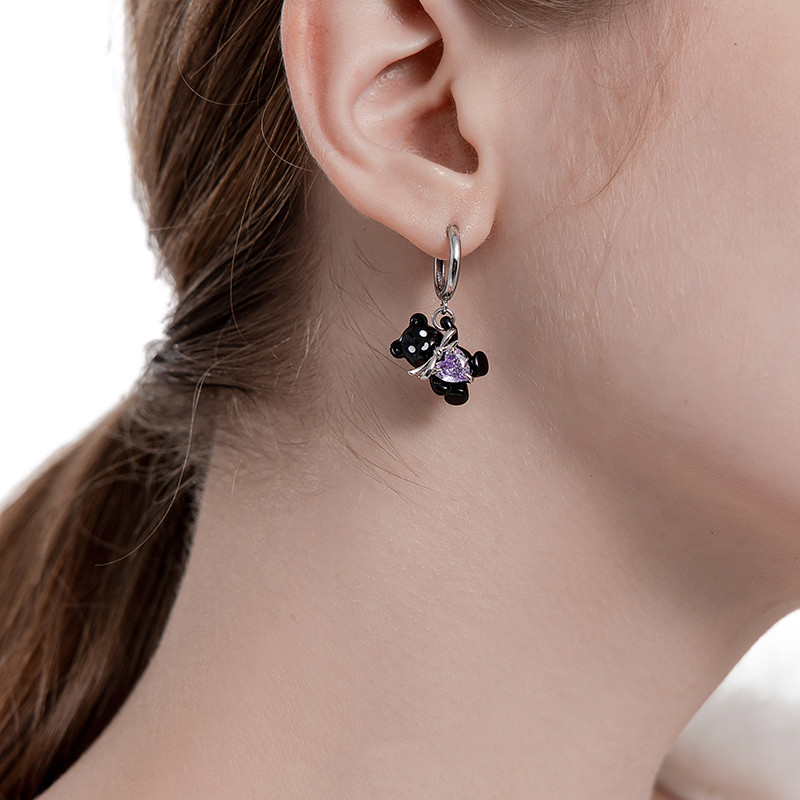 Title 4, Design Sweet Bear Earrings For High-end Girls