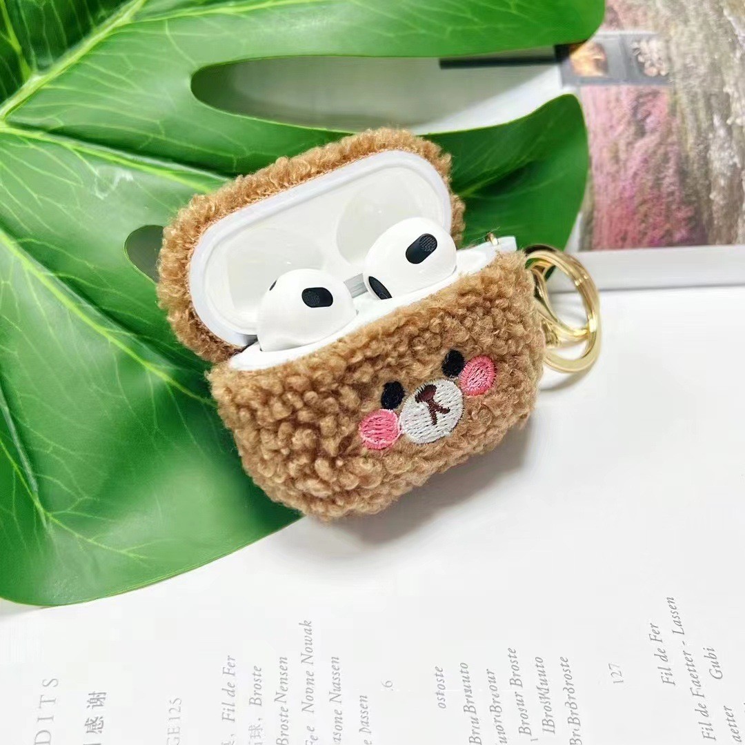 Cute Plush Earphone Cover Protection - Image 5