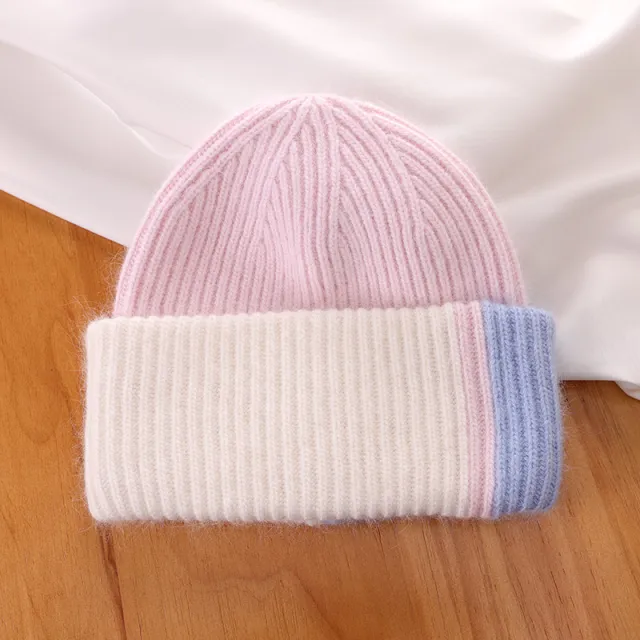 Japanese Versatile And Cute Pullover Knitted Hat White - Shop at LoveMi