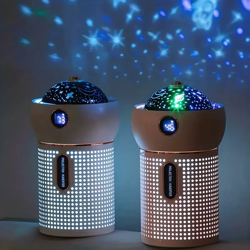 Projection Humidifier Household Bedroom Large Capacity Atmosphere Light Aromatherapy