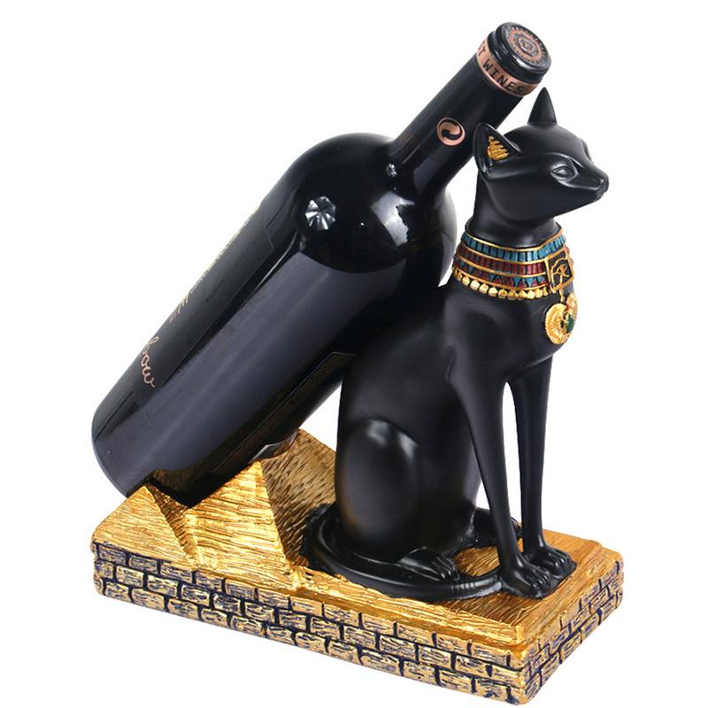 Title 1, Egyptian cat-shaped resin bottle holder