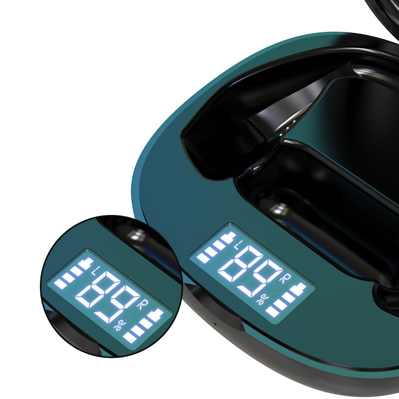 T11 Bluetooth Noise Cancelling Digital Display True Wireless Headphones - Image 4