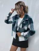 Green And White Grid