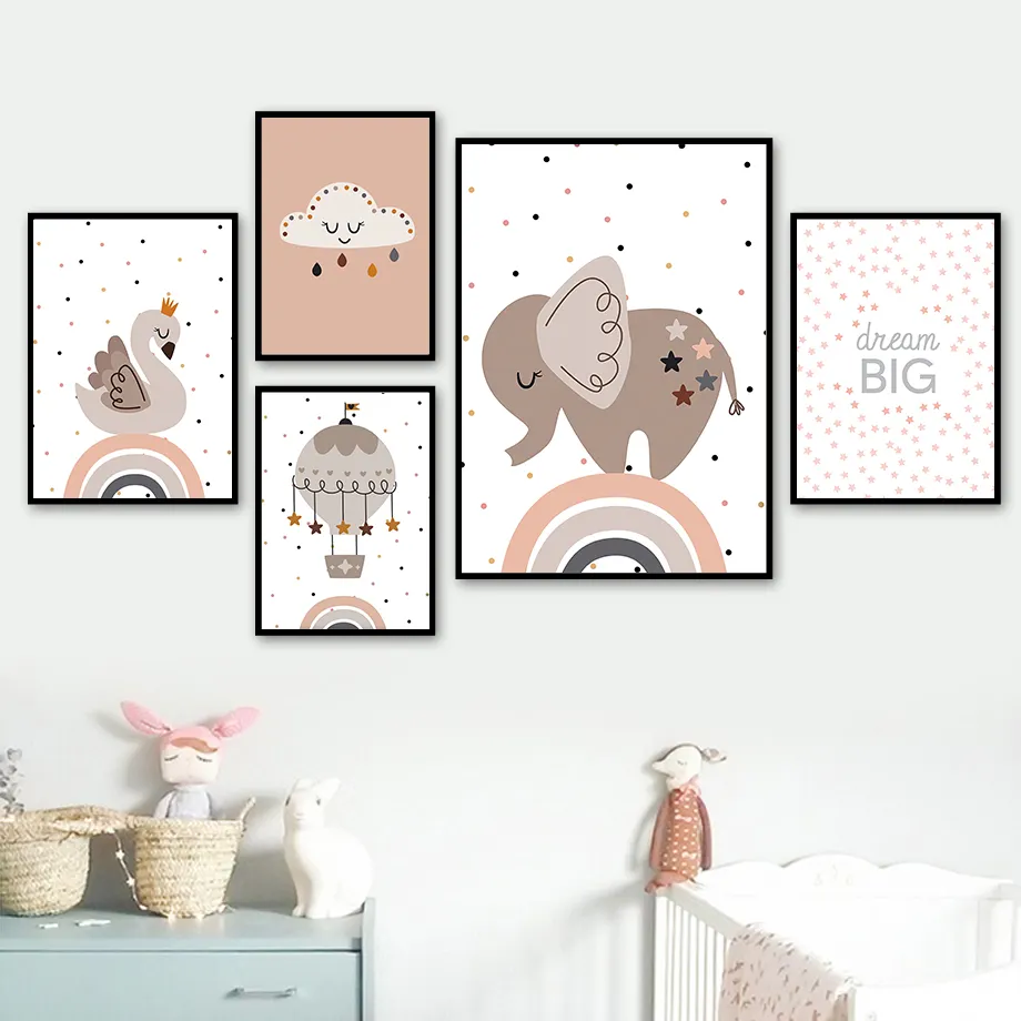 Children's Room Decoration Cartoon Poster And Art