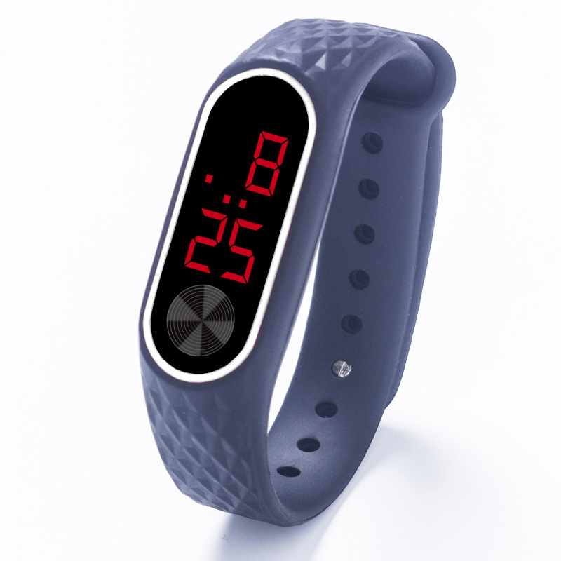 Silicone Children's LED Red And White Light Watch - Picture 6 of 11
