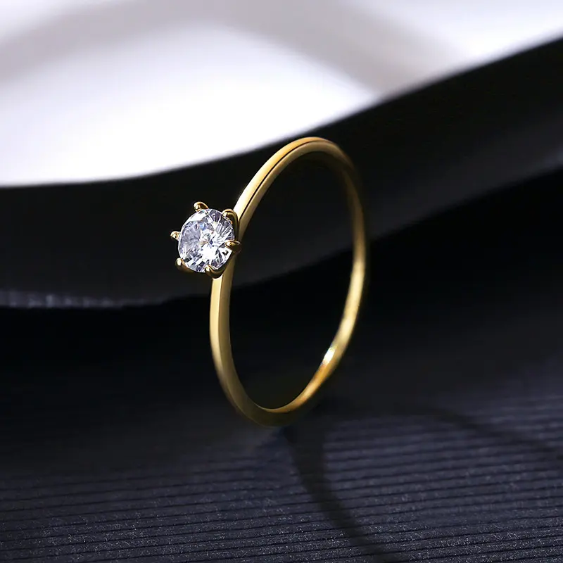 S925 Silver Wind Star Ring Set with Zircon Index