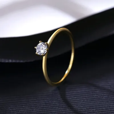 S925 Silver Wind Star Ring Set With Zircon Index Finger
