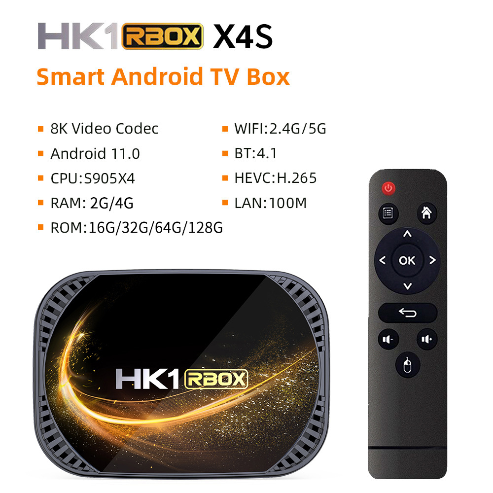 Title 3, HK1 X4S Android 11 TV Box S905X4 8K, 5G WiFi ve...