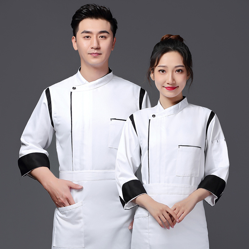 Mens Chef Wear Long Sleeve Work Clothes