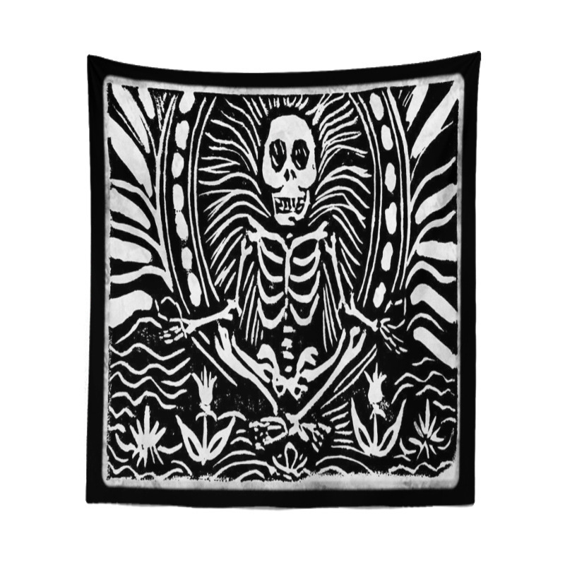 Skull Tapestry Wall Hanging, picture 6 of 9