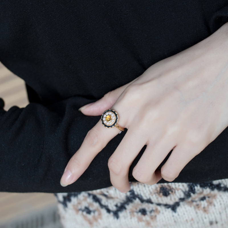 Pearl Ring Ladies Temperament All-match Index Finger Ring