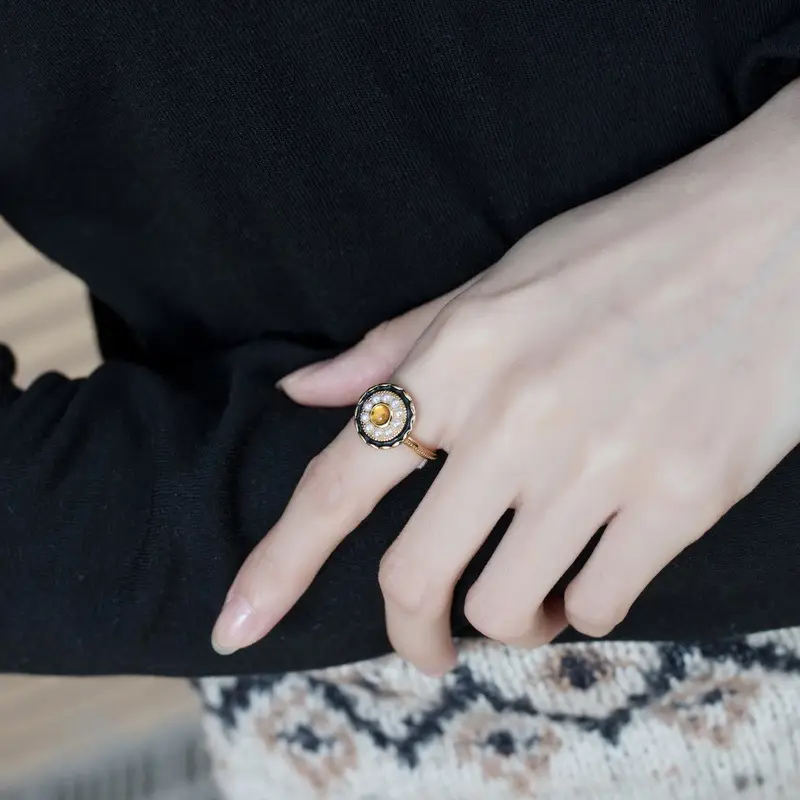 Pearl Ring Ladies Temperament All-match Index Finger Ring