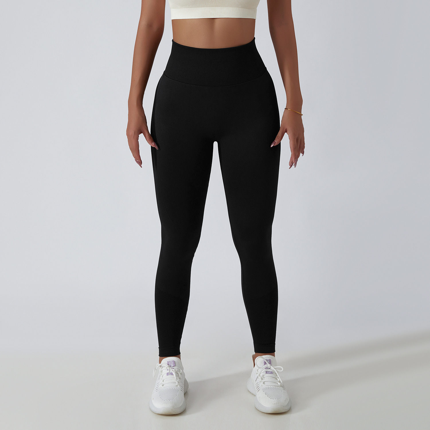 Women's Fashion Outdoor Running Tight-fitting High-waisted Fitness Pants