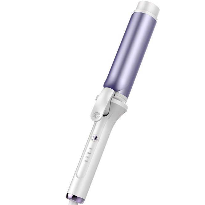 Fully Automatic Curling Stick Has 40mm Large Waves And Lasts For A Long Time White Purple - Shop at LoveMi