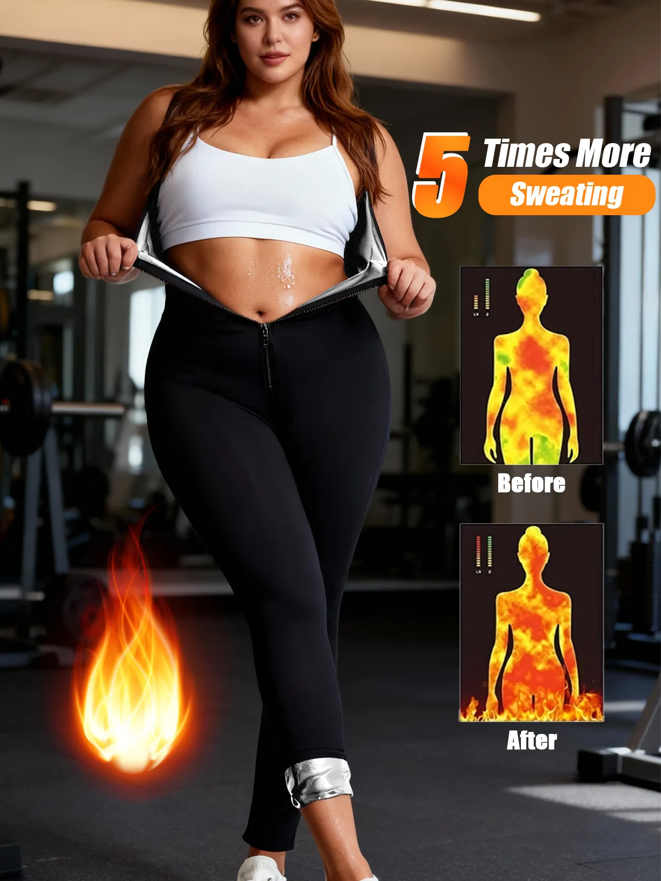 Plus Size Sauna Suit