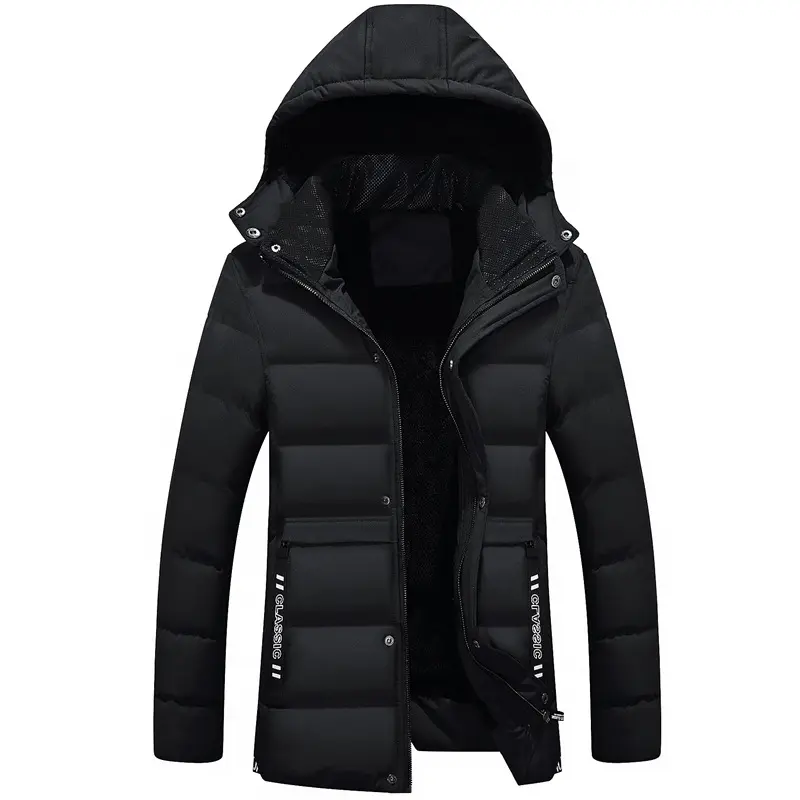 Handsome Men's Slim Fit Short Padded Coat