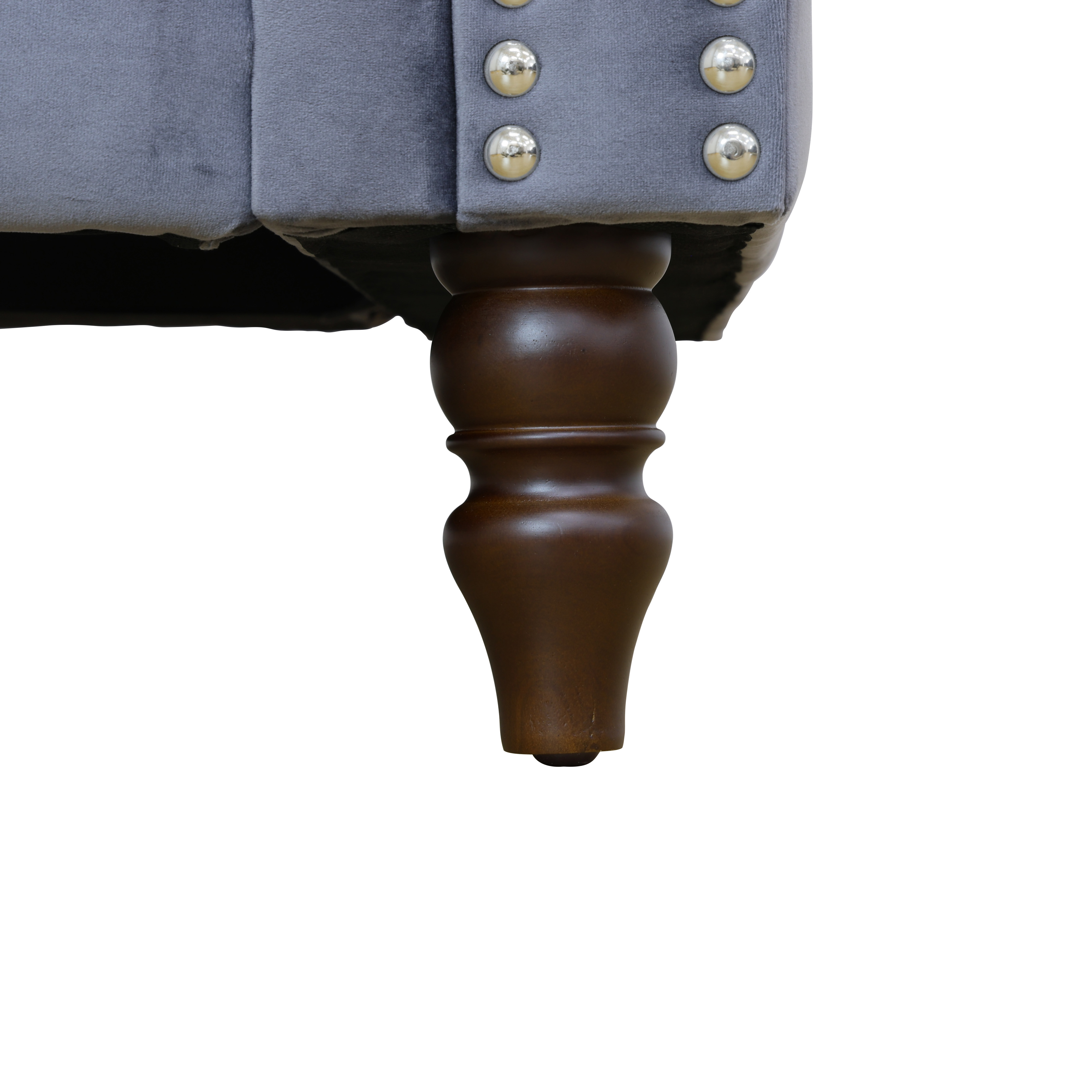 Pickup Only--Grey Microfiber 3-Piece Couch Living Room Sofa Set