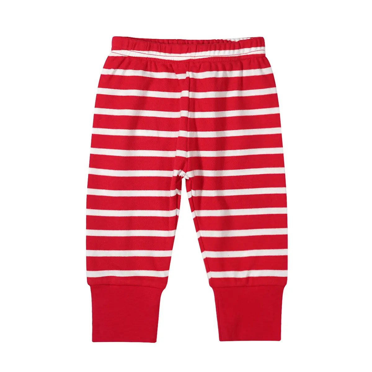 Striped Stitching Pocket Pajama Pants Leggings