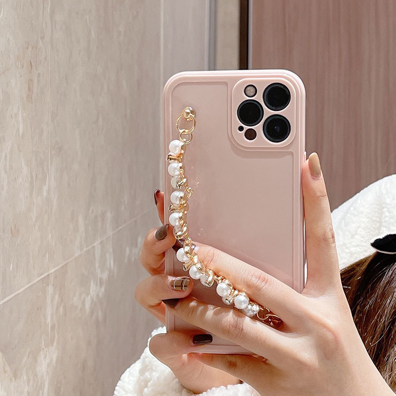 Rhinestone Pearl Bracelet Suitable For Pro Max Mobile Phone Shell Female Soft - Image 5