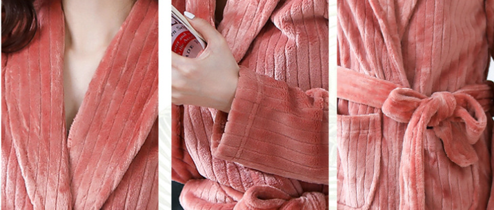 Title 9, Coral Velvet Thickened Warm Loose Pajamas