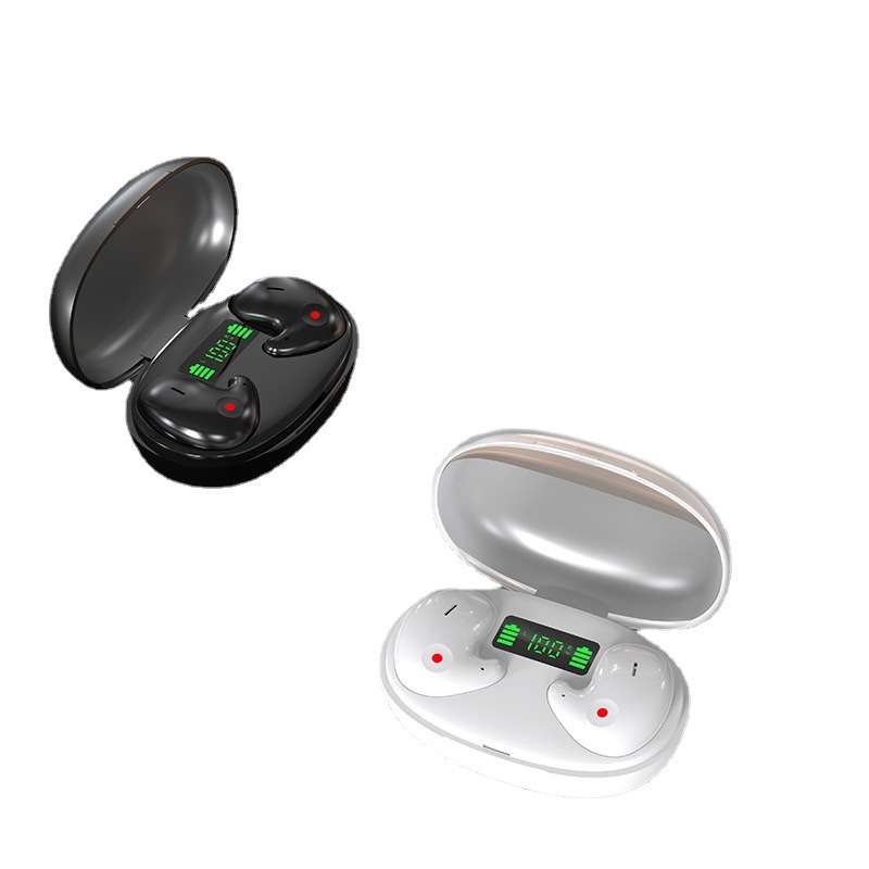 Ultra-thin Ear Invisible Sleep Digital Display Wireless Bluetooth Headset - Image 4